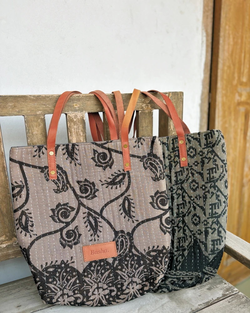 Paisley Bandana & Matching Tote Bag Set – 100% Cotton Beach Bag Gift Combo