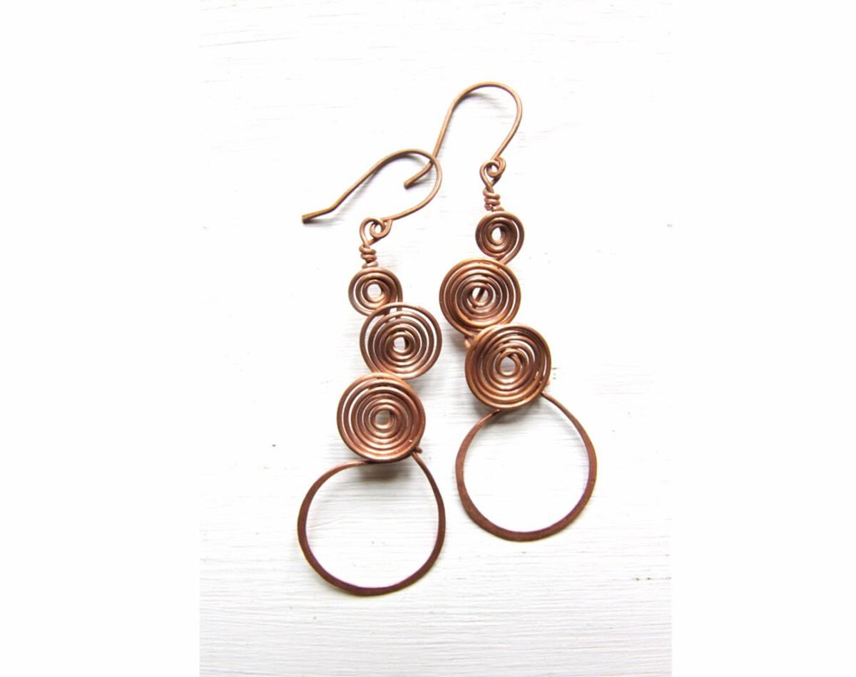 Layered Coil Earrings Basha Boutique