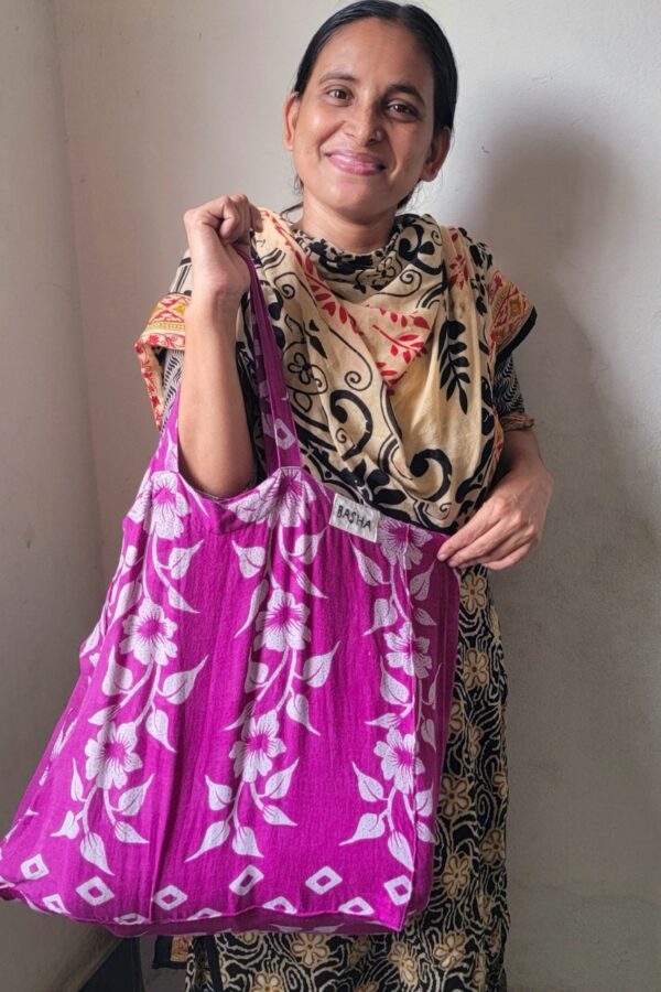 Recycled Sari Gift Bag - XL