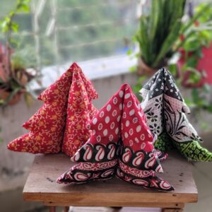 Sari Cloth Christmas Tree